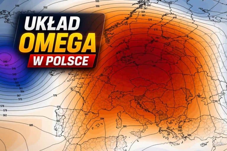 układ Omega i wielka zmiana według ECMWF