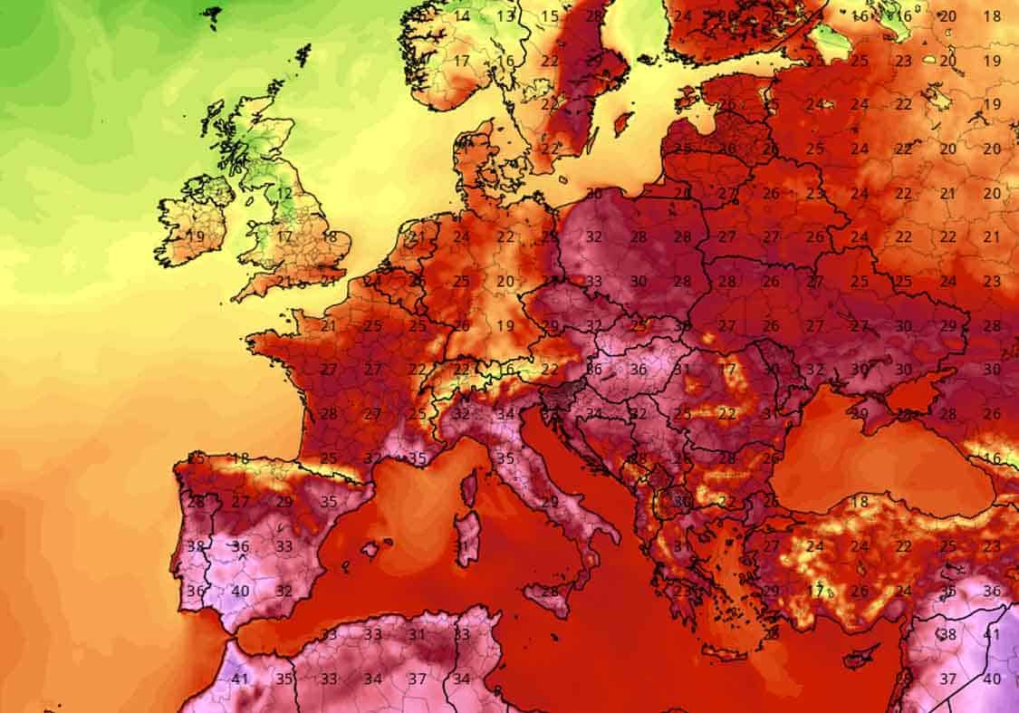 Silny upał w Europie w najbliższych dniach