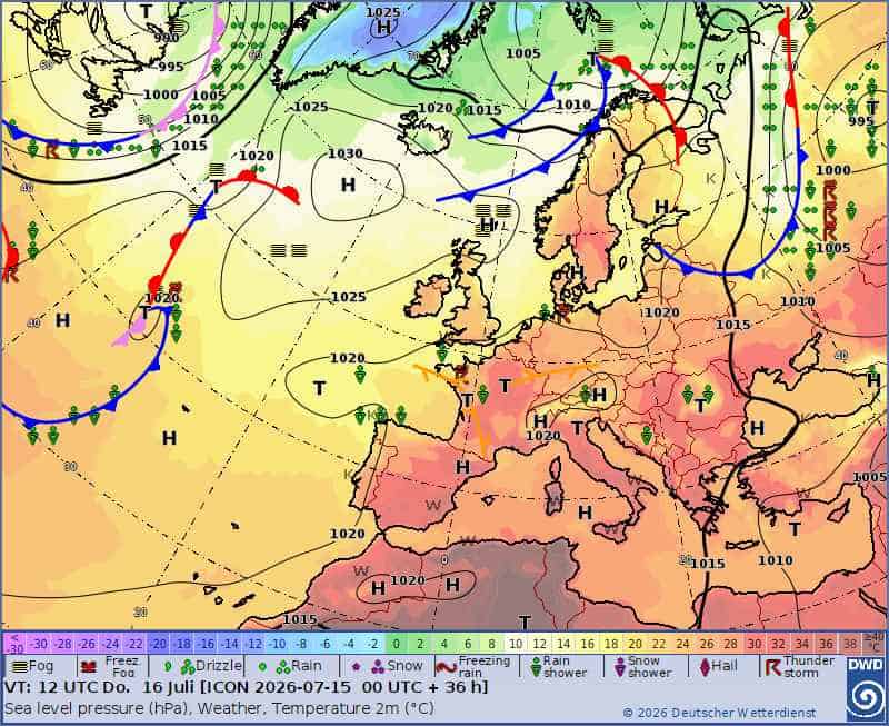 wielka zmiana pogody i burze w Polsce 