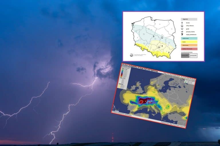 Burze i groźna pogoda w Polsce