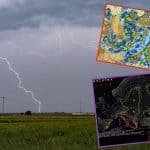 groźna pogoda i burze w kraju