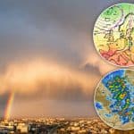 burze i dynamiczna aura oraz trąby