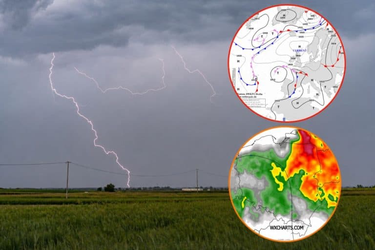burze w kraju i dynamiczna sytuacja