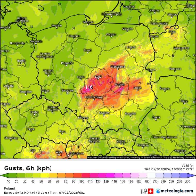 dziś w Polsce i groźna pogoda 