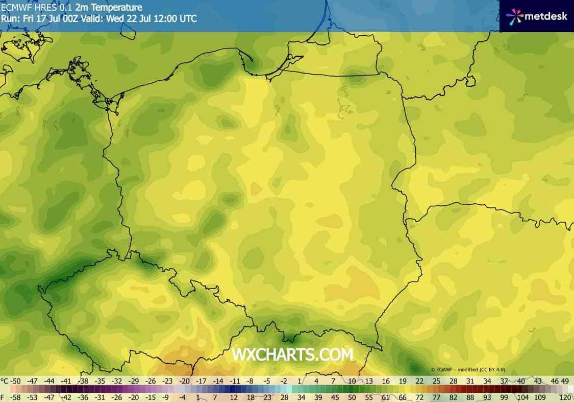 Ochłodzenie w Polsce. Chłodna pierwsza część przyszłego tygodnia