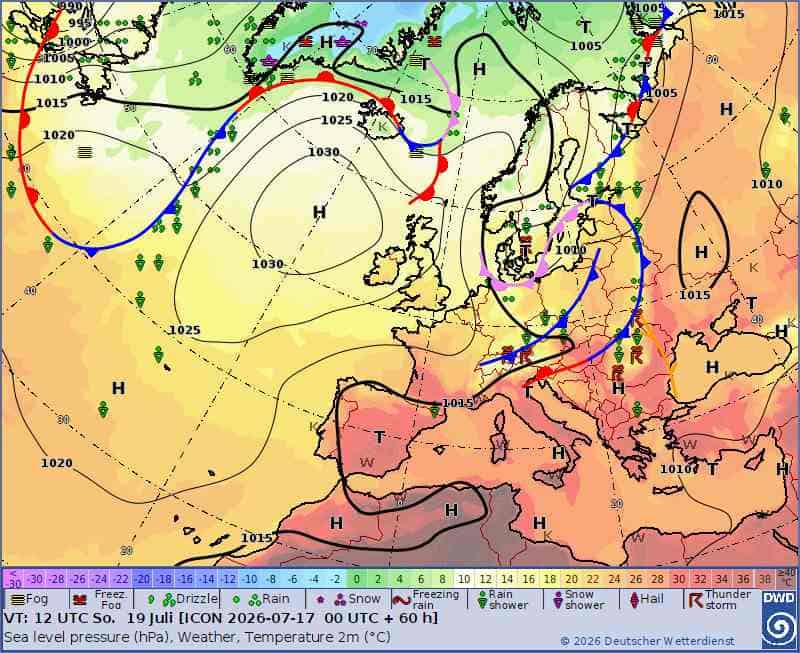 Czym spowodowane jest ochłodzenie w regionie? Sytuacja synoptyczna