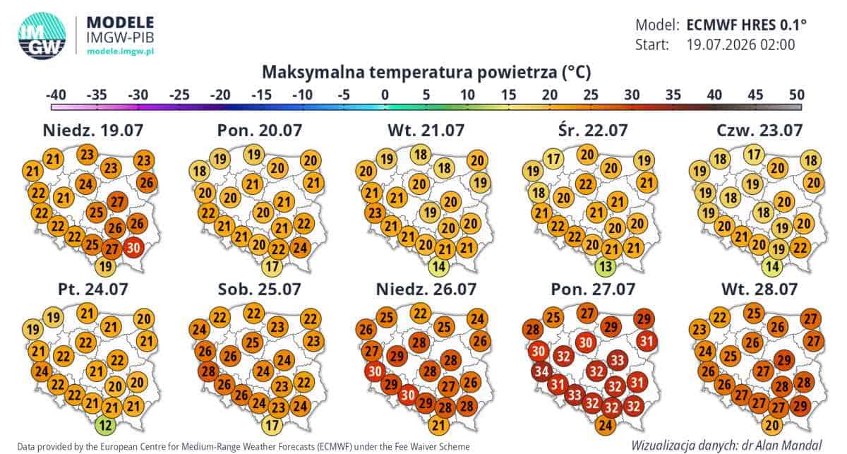 fala chłodu i wielka zmiana pogody w kraju 