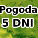 Pogoda na 5 dni plus weekend. Ochłodzenie