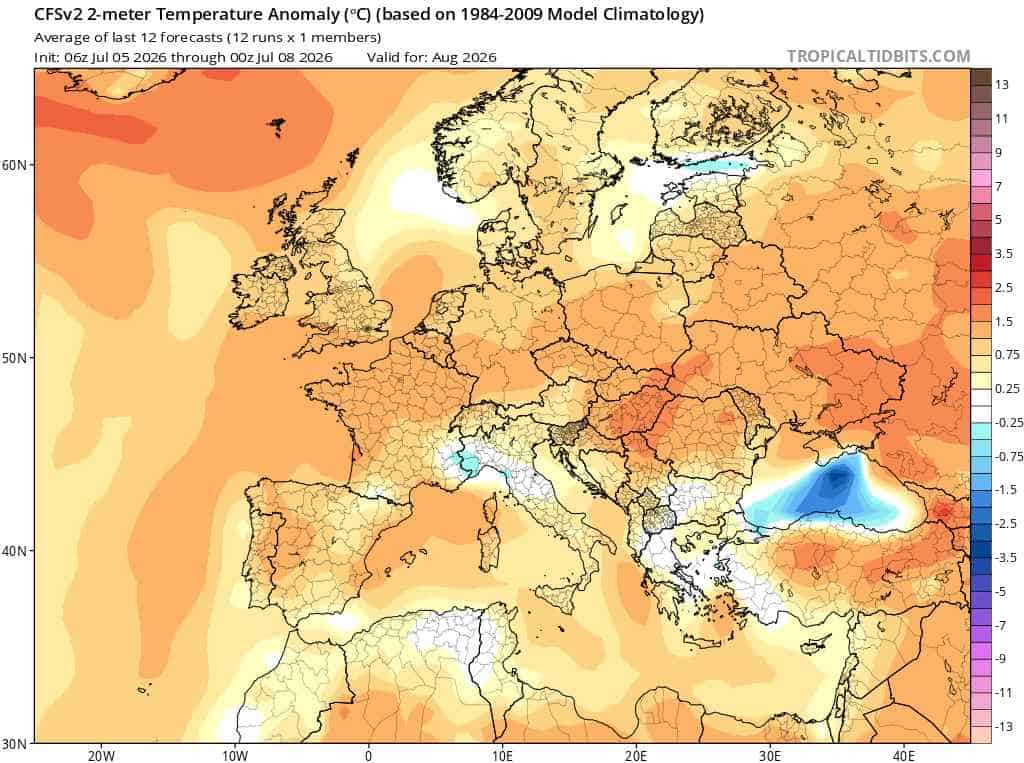 prognoza 2026 r. i cfs trend temperatury 