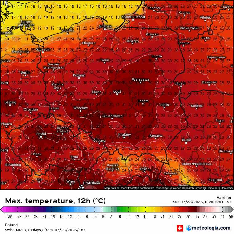 silne burze w Polsce i groźna pogoda 