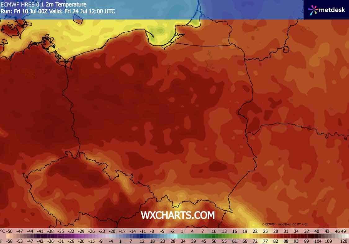 Powrót upałów na koniec lipca w Polsce
