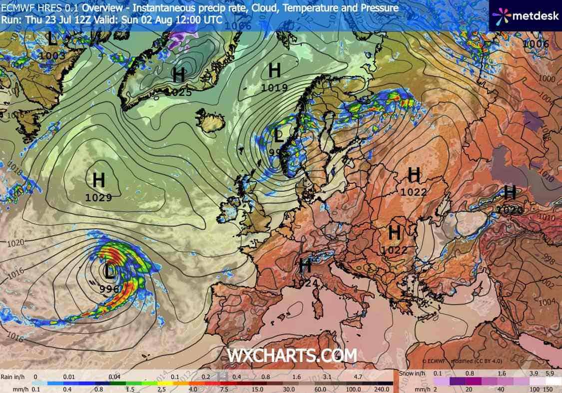 Doskonałe warunki synoptyczne. Upał uderzy w region