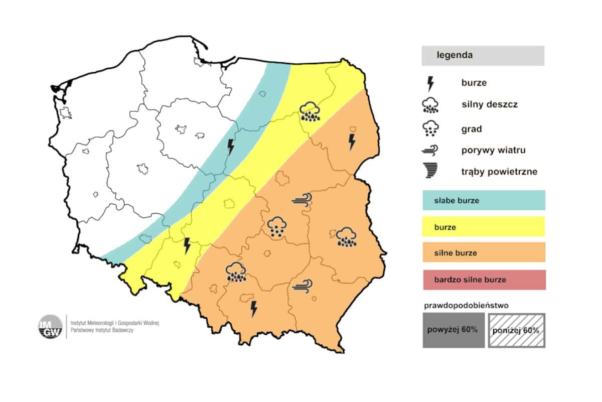 Groźne burze i dynamiczna aura