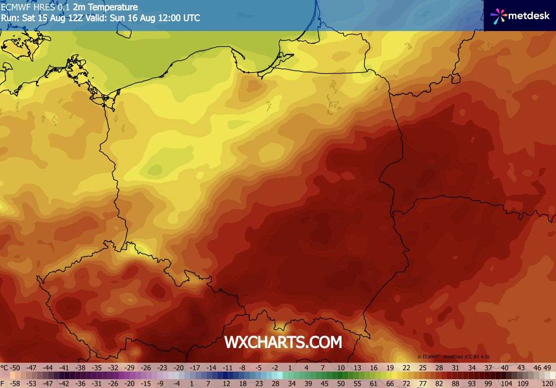 Ochłodzenie w Polsce. Temperatury powietrza spadną od niedzieli