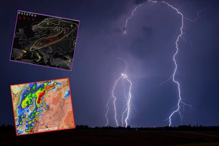 burze silne i groźna aura