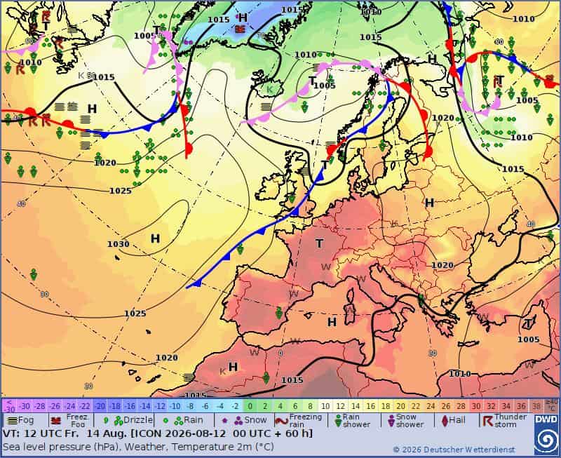 Pogoda na weekend. Sytuacja synoptyczna w piątek