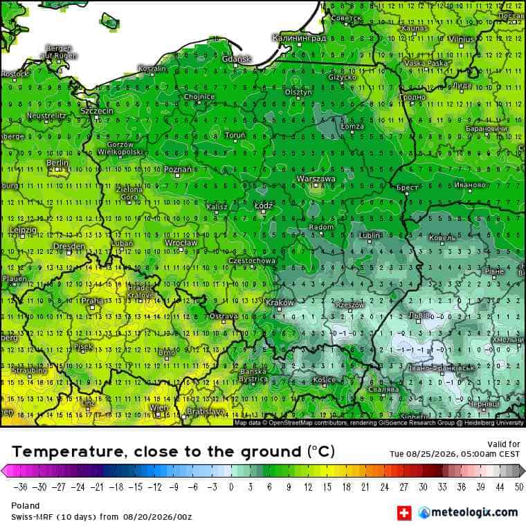 załamanie pogody i groźna aura. możliwe burze