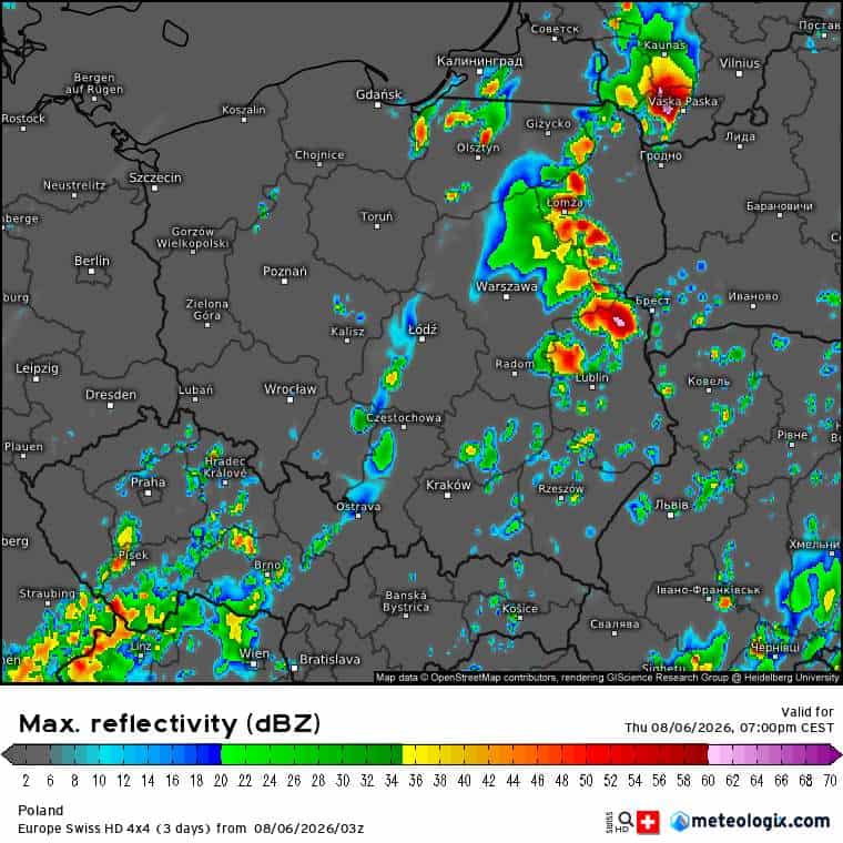 silne pogorszenie pogody w kraju
