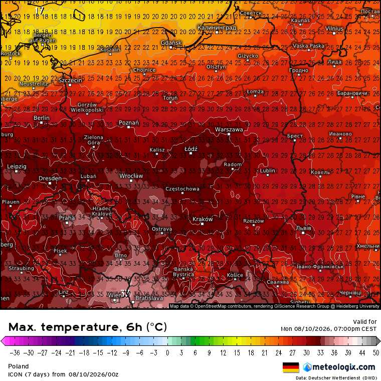 burze i upał w kraju