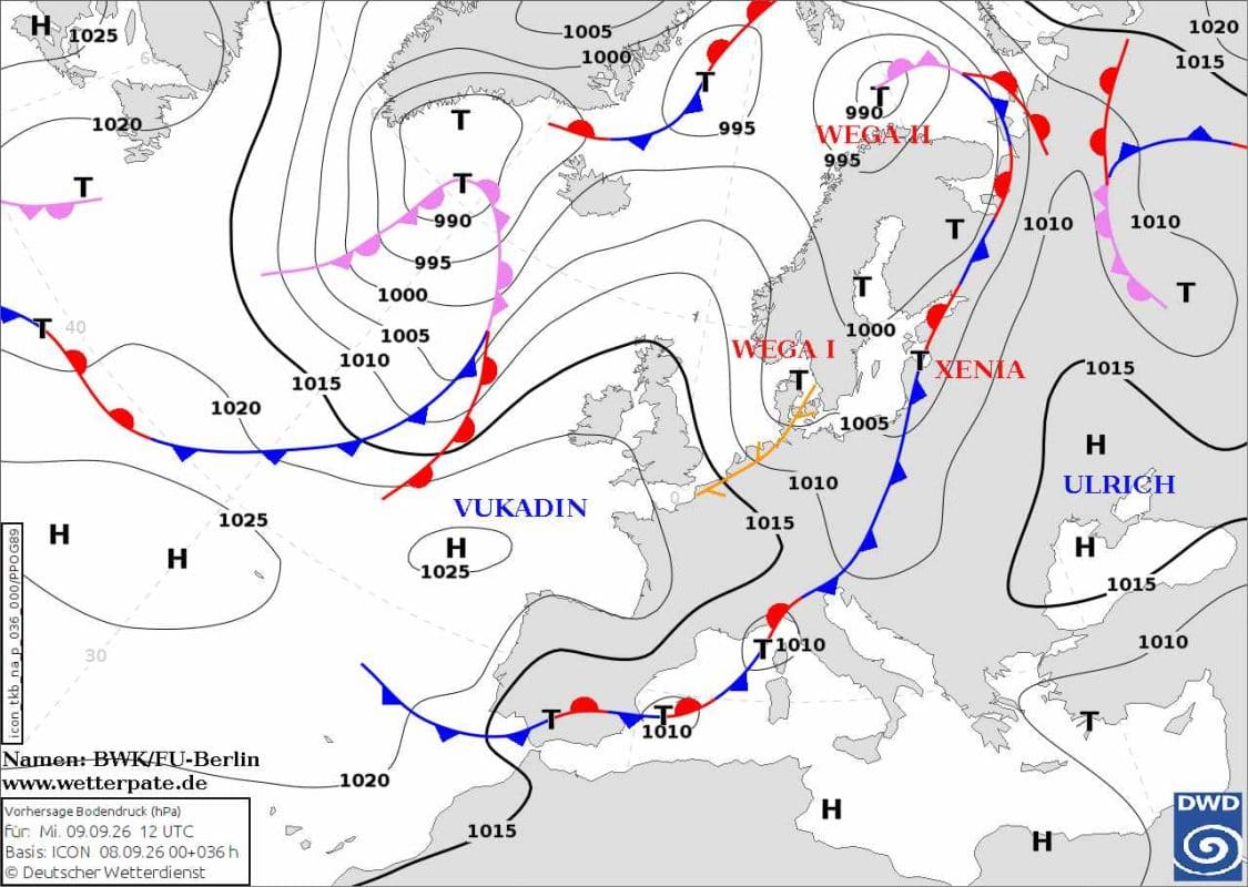 dynamiczna aura i burze w kraju