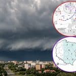 dynamiczna pogoda i burze w kraju