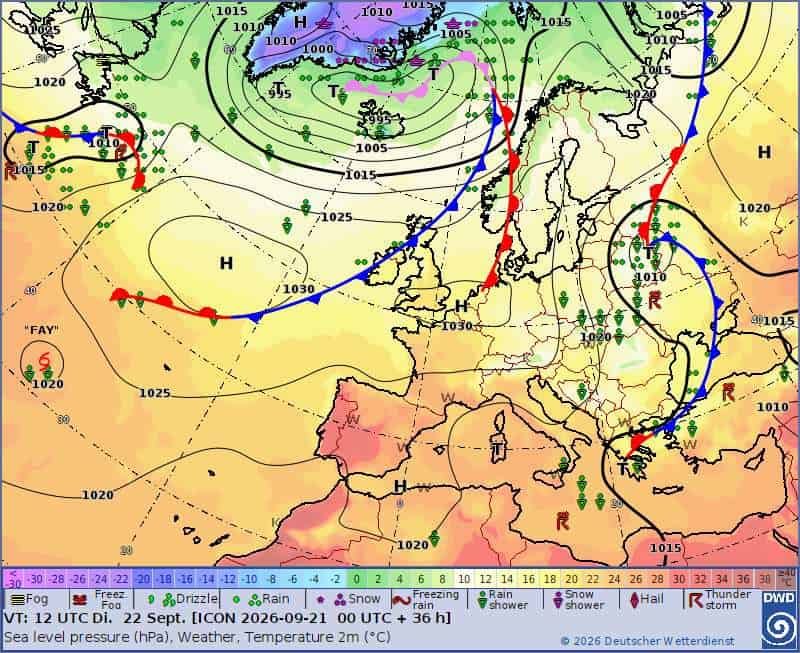 Dlaczego pogoda w Polsce jest jesienna na początku tygodnia?
