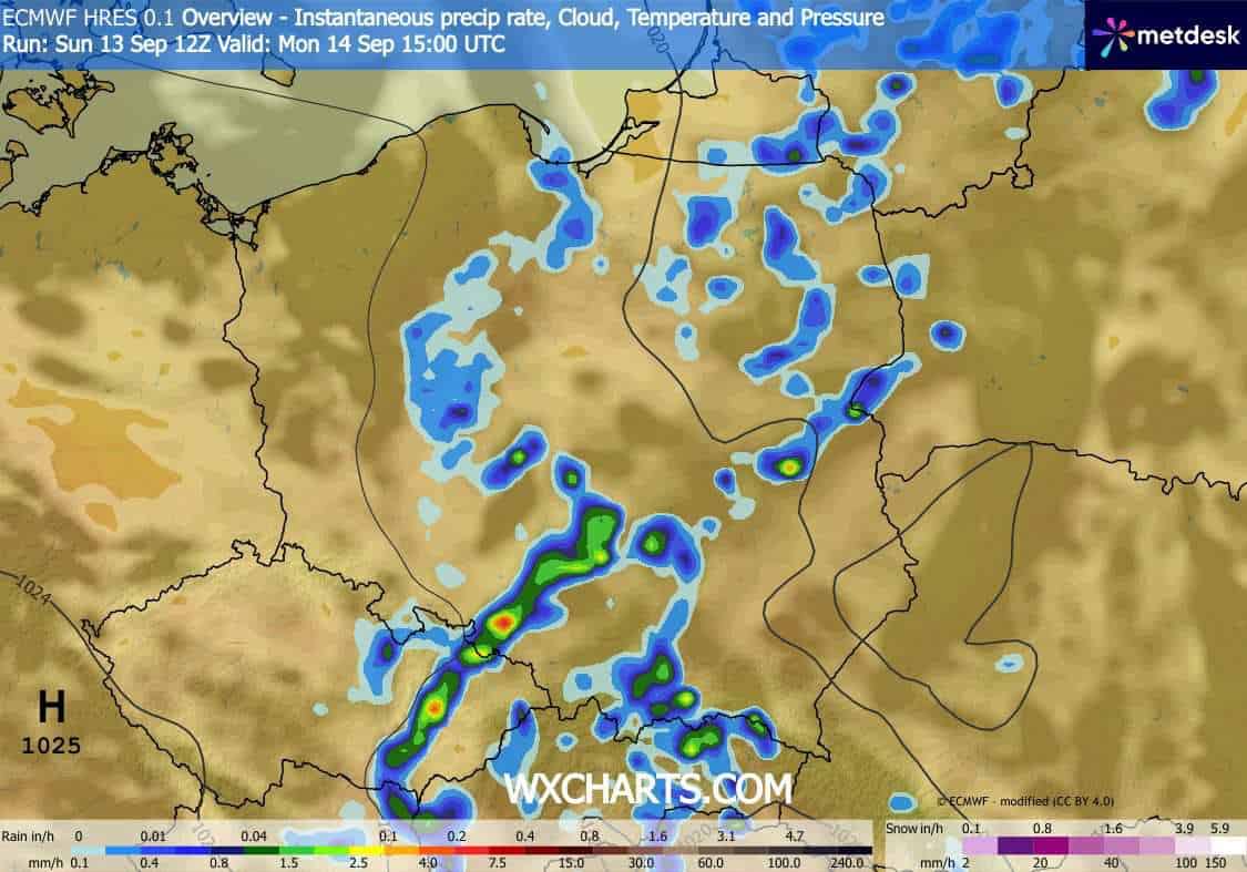 opady w kraju i burze. Dynamiczna pogoda w Polsce