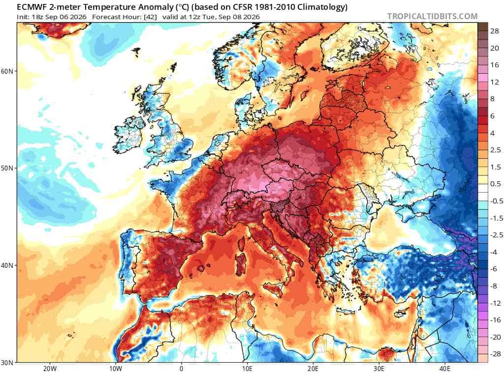 upał w Polsce w prognozach