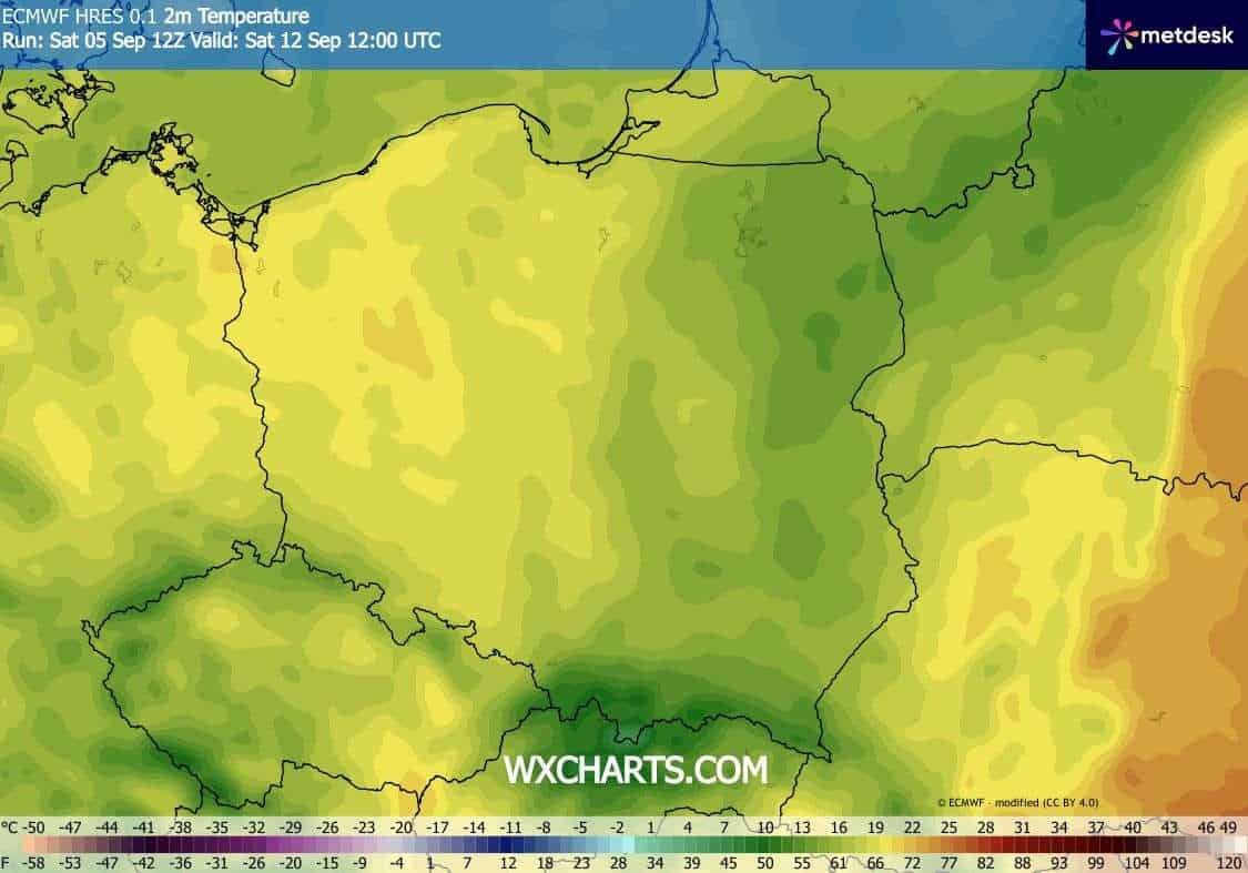 Pogoda na 5 dni. Ochłodzenie na weekend