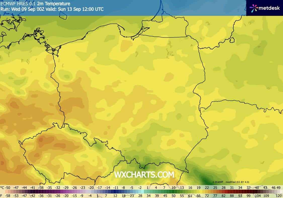 Pogoda na weekend. Wyższe temperatury w niedzielę