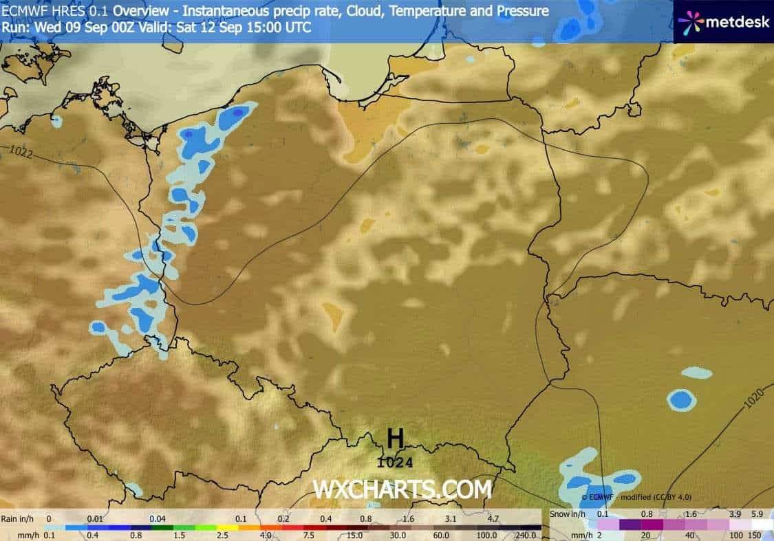 Pogoda na weekend. Mniej opadów w sobotę i w niedzielę
