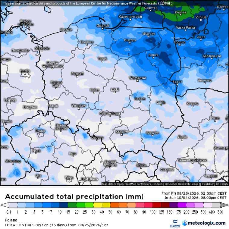 Deficyt opadów będzie poważny w kraju 