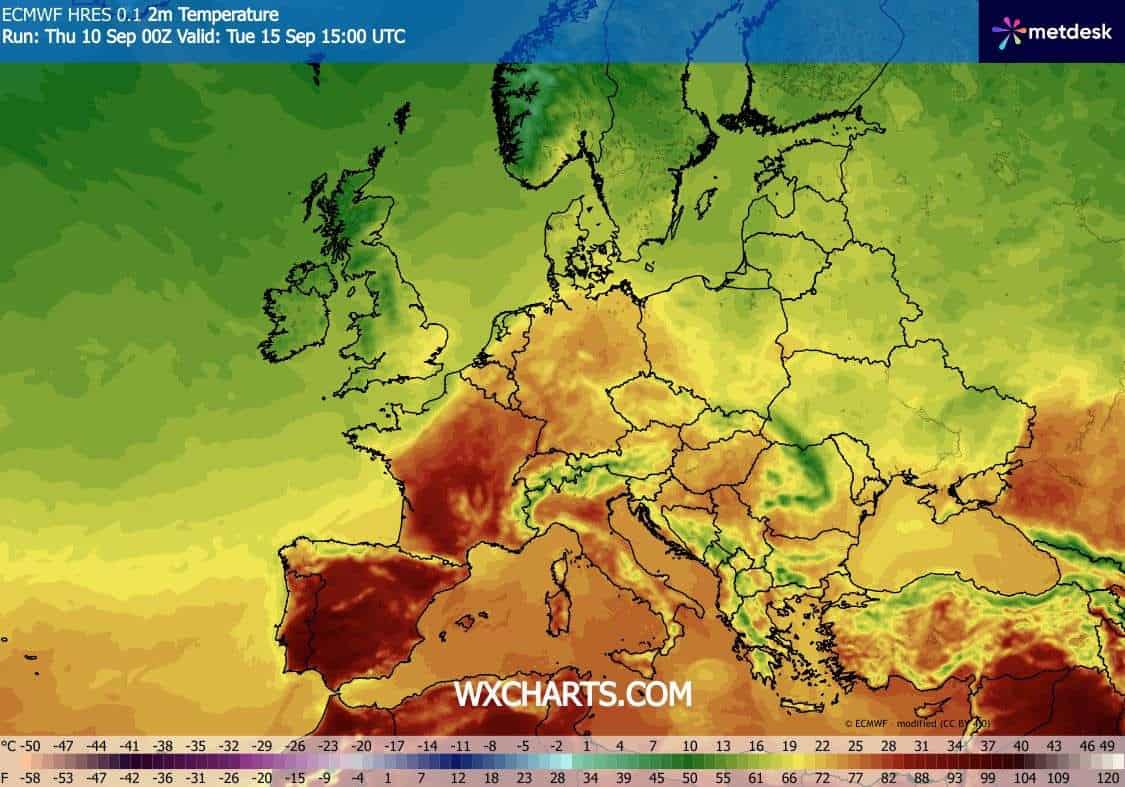 Upał w wielu regionach Europy