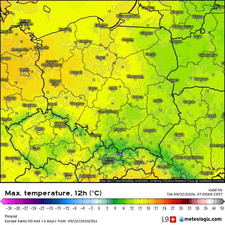 Dynamiczna aura i burze w kraju