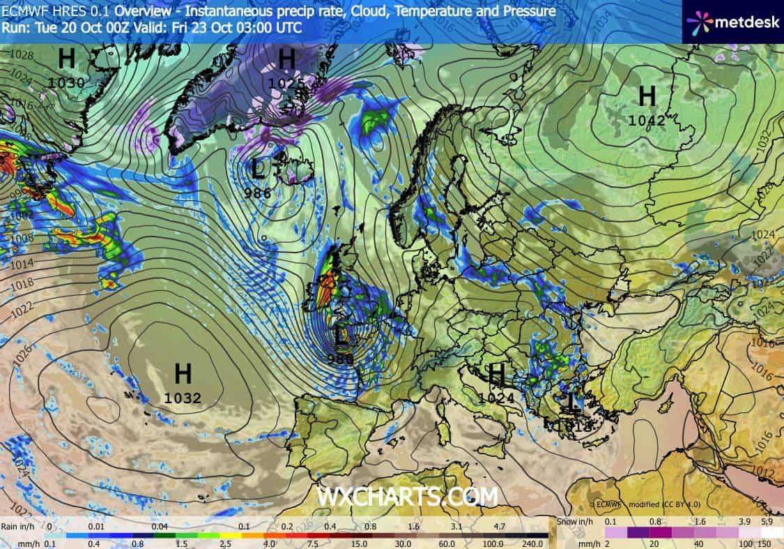Silny wyż nad Rosją przynosi mróz na wschodzie Europy