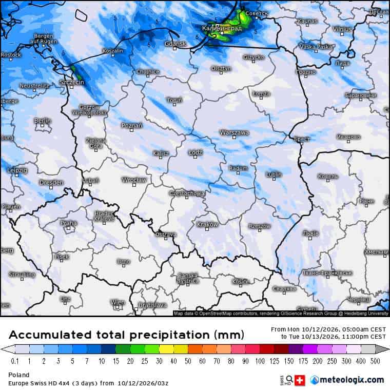 dynamiczna pogoda w Polsce i burze