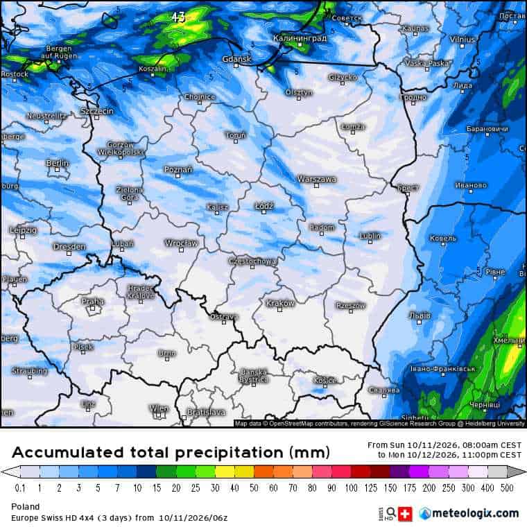 groźna pogoda w kraju oraz w Polsce