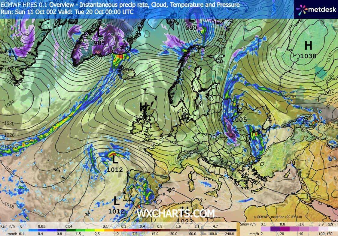Pierwszy śnieg w Polsce przyniesie niż ze wschodu