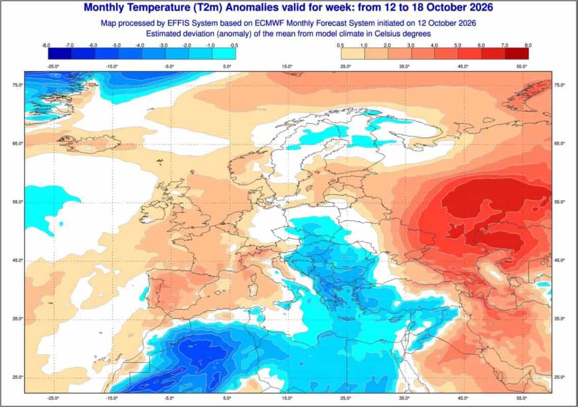 pogoda w kraju i ujemna anomalia temperatury