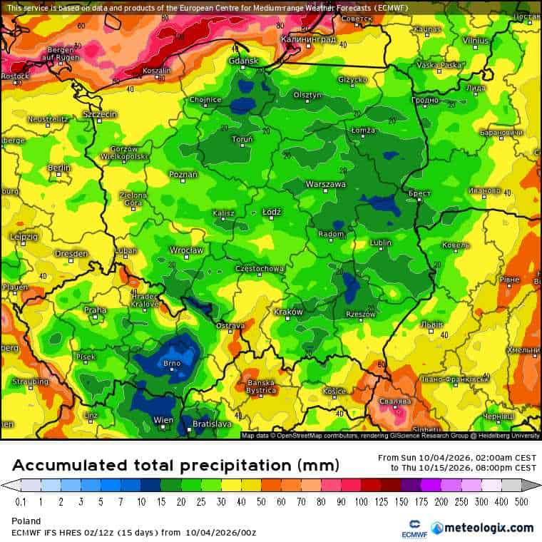 Wielka zmiana aury w kraju. duża zmiana aury w regionie