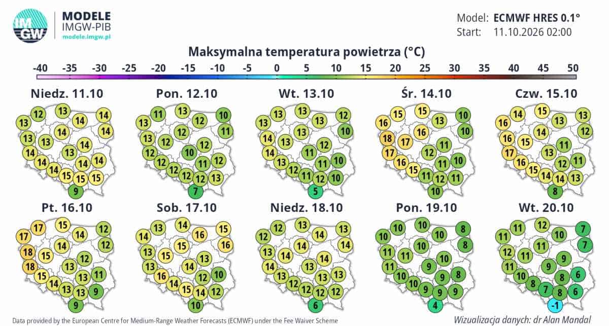 wielka zmiana i silne ochłodzenie w prognozach pogody