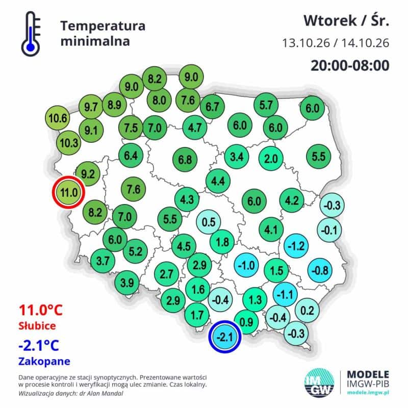 burze w kraju i dynamiczna pogoda