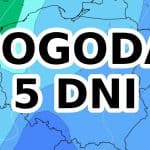 Pogoda na 5 dni plus weekend. Ochłodzenie. Idzie zima?