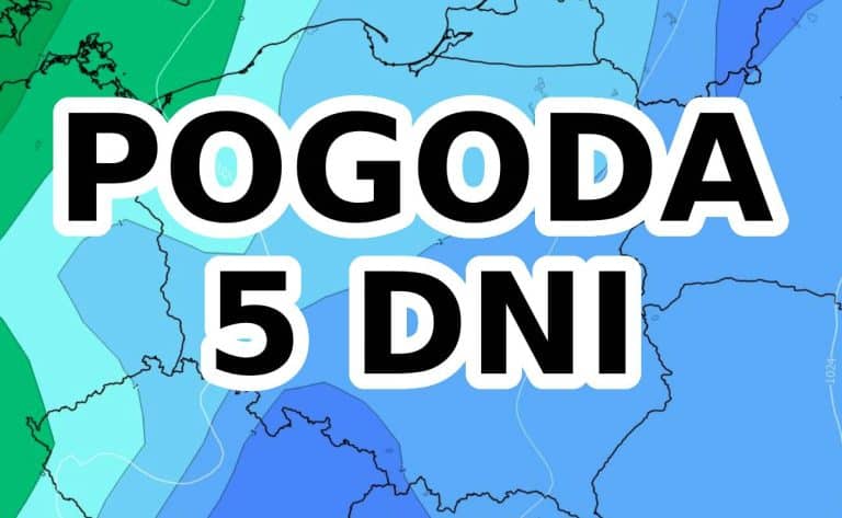 Pogoda na 5 dni plus weekend. Ochłodzenie. Idzie zima?