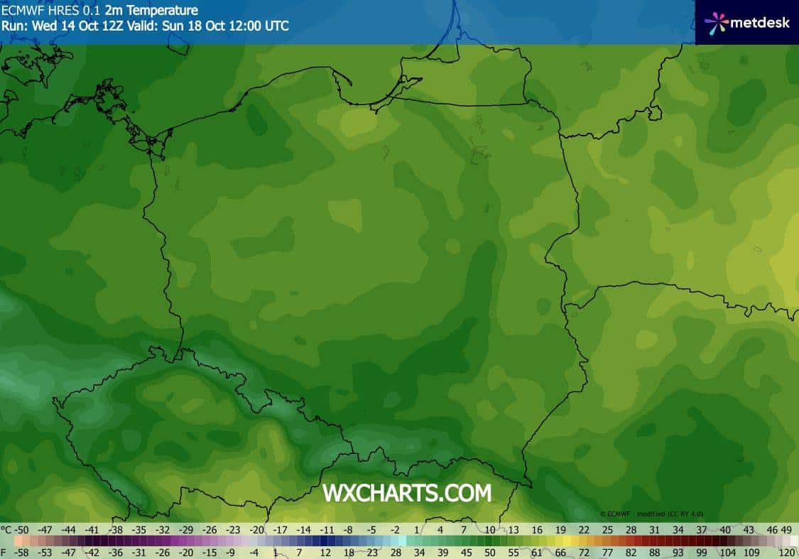 Pogoda na weekend przyniesie jesienne temperatury w Polsce