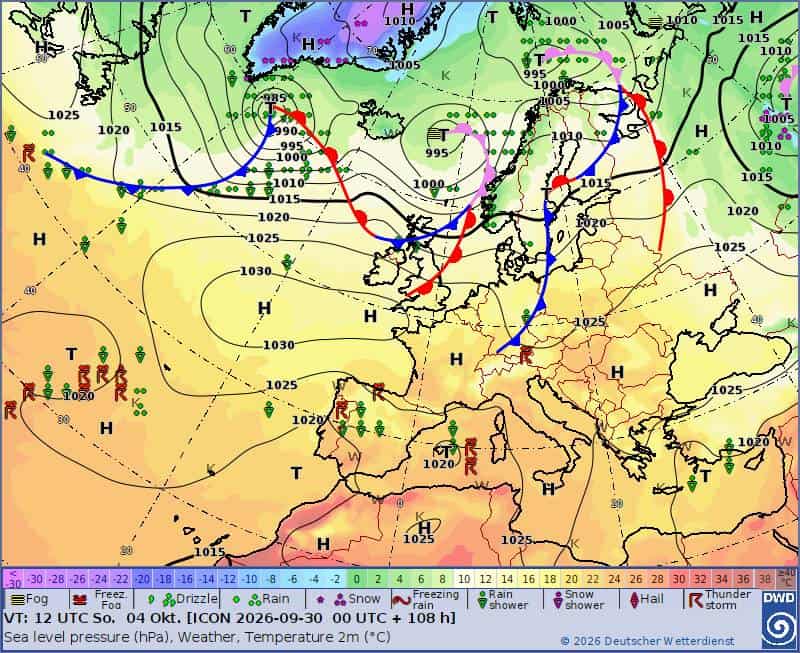 Pogoda na weekend. Sytuacja synoptyczna na niedzielę