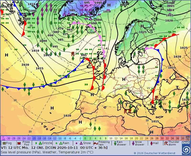 burze w kraju i dynamiczna aura