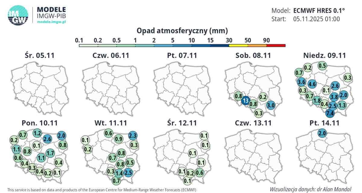 wielka zmiana i ochłodzenie w kraju. Nowa pogoda dla Polski