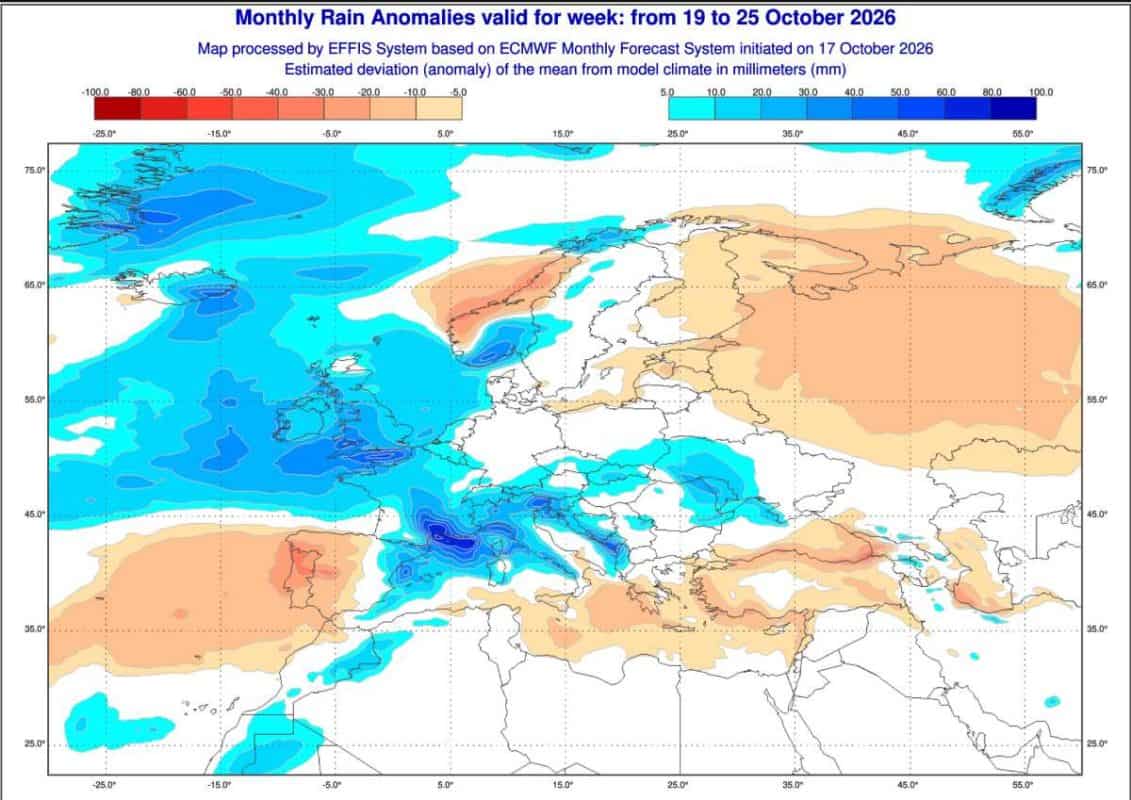 pogoda w kraju i ECMWF