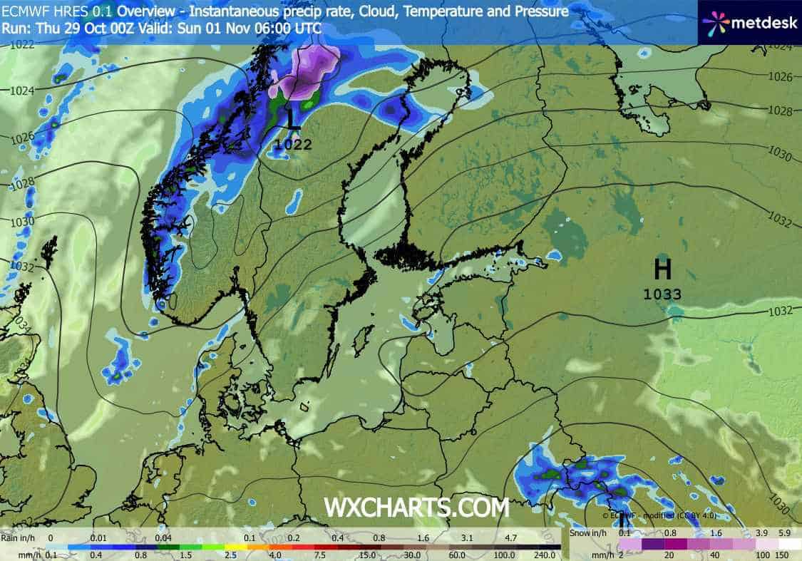 silne śnieżyce na północy